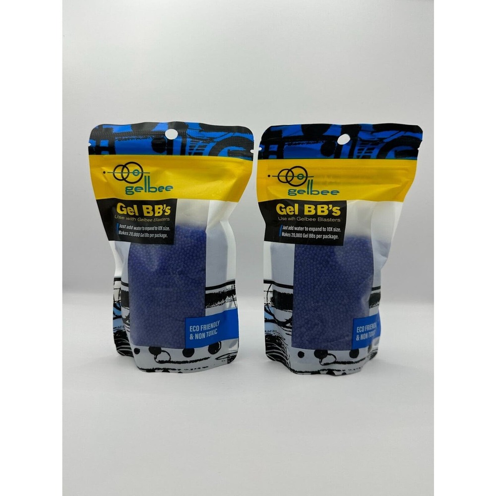 Gelbee 20,000 Gel BB's for Gel Blasters 40,000 total beads